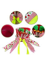 Decoraciones navideñas populares, sombrero de copa de árbol de Navidad, lazo de caramelo plegable compresible, estrella superior de árbol - details 6