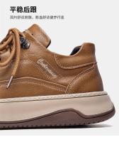 Cuero de vaca versátil deportes cálidos zapatos casuales hombres - details 5