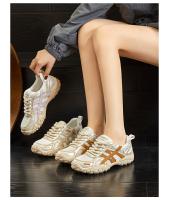 Zapatos de cuero estilo papá, nueva plataforma retro, estilo étnico Forrest Gump, zapatos casuales de mujer, zapatillas de malla. - details 1