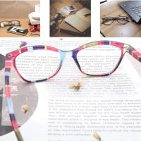 Gafas de lectura para mujer, lector de ojos de gato personalizado, Rehe, marco decorativo, amplificador de presbicia, moda femenina - details 10