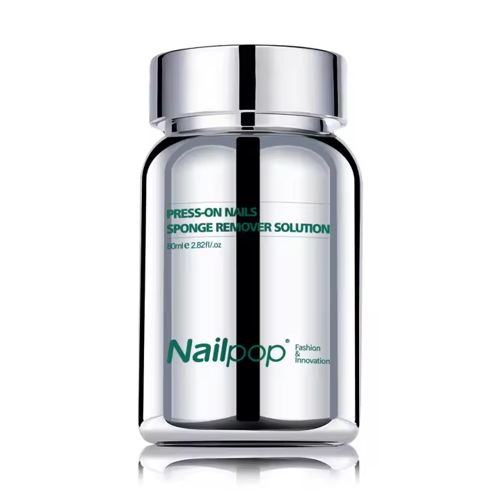 Nailpop-solución removedora de esponja para uñas postizas, 80ml, rápido, 3 segundos, suave, sin daños, removedor de pegamento para uñas reutilizables para puntas de uñas postizas - 1