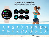 Karchilor Reloj Inteligente Bluetooth Resistente al Agua para Hombres y Mujeres, Llamadas, Deportes, Monitor de Salud, Compatible con Android e iOS - details 5
