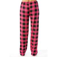 Pantalones de Pyjama de Algodón a Cuadros Ropa de Casa Suelta para Mujeres - details 0