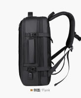 Bolso para Computadora de Negocios de Gran Capacidad Mochila de Cuero Anti-Salpicaduras con Sensación de Alta Gama - details 34