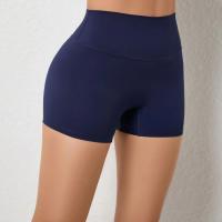 Pantalones cortos deportivos con realce para mujer, ropa deportiva de Yoga para gimnasio, color marrón, rojo, blanco y azul marino, 2024 - details 19