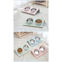 Comedor de Acero Inoxidable para Mascotas Solución de Alimentación Doble para Perros y Gatos - details 9