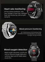 El nuevo reloj inteligente de salud Ai-15 cuenta con registros de ejercicio, monitoreo de salud, llamadas telefónicas, escucha de música y operación con pantalla táctil completa. - details 8