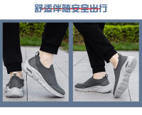 Calcetines elásticos de gran tamaño, zapatillas de deporte perezosas de malla tejida con mosca de verano de corte bajo, zapatos deportivos informales de un pie para hombre - details 17