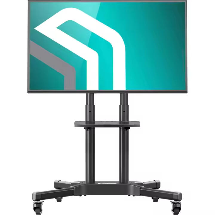 Soporte de TV con Ruedas y Altura Ajustable Pie Televisor de 32 a 65 Pulgadas Peso de Hasta 45kg - 1