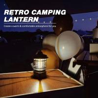 Luz de camping recargable, luz portátil regulable continua, resistente al agua, adecuada para senderismo, pesca, emergencias, hogar, apagones en interiores y exteriores. - details 4