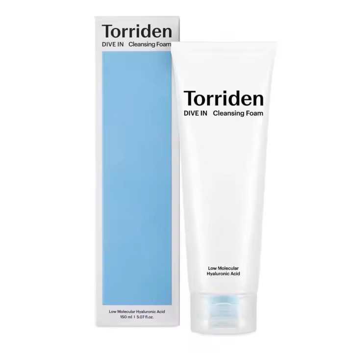 Torriden DIVE IN Espuma Limpiadora Limpiador Facial 150ml (5.07 fl.oz.) Limpiador facial diario hidratante para todo tipo de pieles y pieles sensibles | - 1