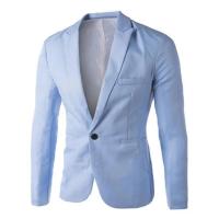 Traje de Trabajo Vintage Blazer Casual para Hombres Ajuste Delgado Moda de Primavera-Verano - details 6