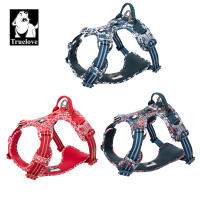 Truelove-Arnés floral sin tirones para mascotas, cinturón de tela de algodón suave transpirable y reflectante, compatible con gatos y perros pequeños o medianos, accesorio de caminar y correr, referencia TLH5655 - details 9
