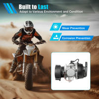 Kit de motor de 2 tiempos de 49CC para ATV mini dirt bike kart pocket scooter, motor de arranque por cuerda T8F cadena piñón de 14 dientes de un solo cilindro - details 0