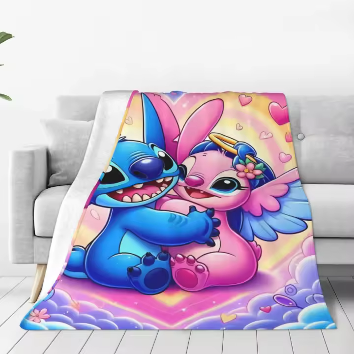 Manta de punto, manta suave de calidad, colcha divertida para acampar en invierno, sofá, silla - 1