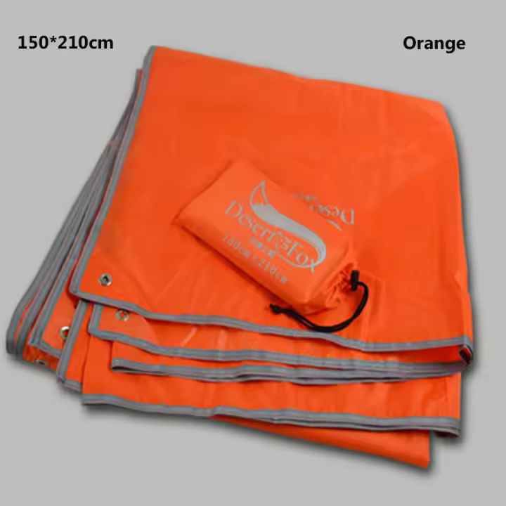Lona de suelo ultraligera para exteriores, saco de acampada y senderismo, impermeable, con Huellas, para Playa, 150x210cm/200x210CM - 1