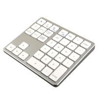 Teclado numérico inalámbrico ultradelgado con Bluetooth 2,4G, teclado numérico recargable por USB para IOS y Android, teclado Digital para ventana - details 13