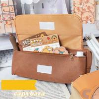 Bolsa de Pluma Capibara en Forma de Estrella Gran Capacidad Estante de Papelería de Lona con Brillo - details 2
