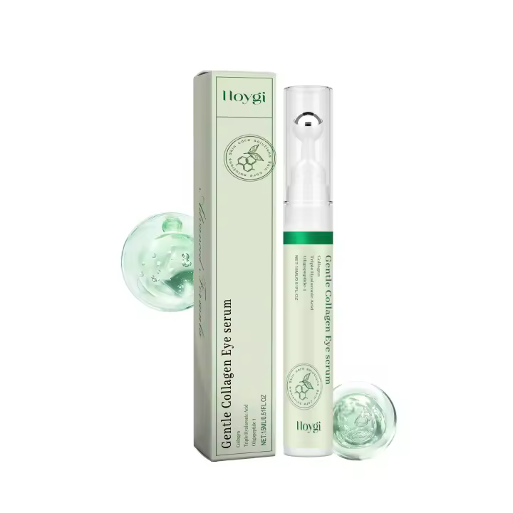 Sérum Ocular de Colágeno Anti-Ojeras, Reducción de Hinchazón, Iluminación y Hidratación - 1