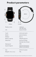 Nuevo reloj inteligente con asistente de voz para llamadas, pantalla AMOLED de 1,96 pulgadas, reloj inteligente deportivo con monitoreo de salud 24H para Android IOS - details 14