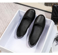 Zapatos de trabajo de mujer negros de suela suave, zapatos profesionales de cuero para trabajo, entrevista, asistente de vuelo, zapatos cómodos antideslizantes, hotel de suela plana, zapatos de herramientas - details 12