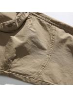 Pantalones Cargo de Moda para Hombres 2024 Estilo Callejero Suelto con Cordón Material de Algodón - details 13