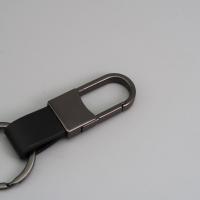 Llavero de piel sintética y aleación, multifuncional, antipérdida, para colgar en la cintura, con mosquetón, estilo ejecutivo. - details 2