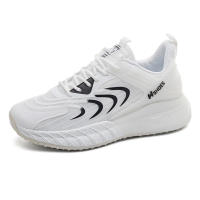 Suela de palomitas de maíz pareja transpirable zapatillas de deporte de los hombres de la plataforma versátil zapatos blancos estudiante zapatillas de correr - details 2