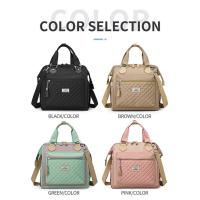 Bolsa de tela impermeable de nailon portátil de gran capacidad bolsa de almuerzo de hilo de bordado para mujer bolsa de hielo bolsa de picnic para salir - details 12