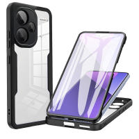 Funda de protección completa 360 para Xiaomi Redmi Note 13 Pro + Plus 5G con película protectora incorporada - details 8