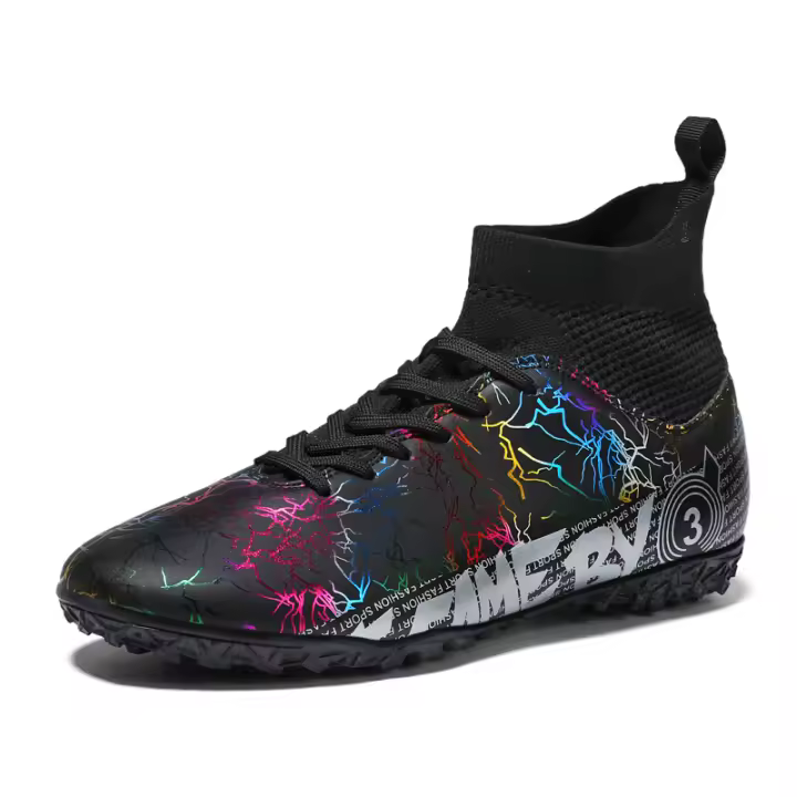 Zapatos de fútbol profesionales para hombres, botines de fútbol para jóvenes, zapatillas de entrenamiento de fútbol de cuero, zapatos de tacos de fútbol al aire libre - 1