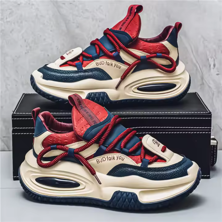 Nuevos Zapatos Casuales Antideslizantes Y Resistentes Al Desgaste De Suela Gruesa, Zapatos Deportivos De Moda Y Versátiles Para Hombres - 1