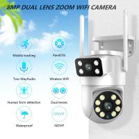 ANSVICAM Cámara de Vigilancia de Seguridad Doble Lente PTZ 4K 8MP Visión Nocturna - details 0