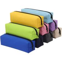 Bolsa de Cosméticos Color Caramelo de 22CM Estuche Cuadrado Oxford Bolsa de Lápices Pequeña y Sencilla Bolsa de Maquillaje - details 0