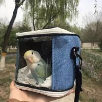 Bolsa de transporte portátil para pájaros, Mochila pequeña y ligera con correa ajustable, Ideal para viajes, entrenamiento y salidas - details 1