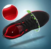Zapatos de punto para correr para hombre, zapatillas de deporte informales a la moda para hombre, zapatillas deportivas transpirables atléticas para gimnasio, zapatillas ligeras para correr - details 2