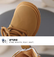 Botas de niña Martin primavera-otoño Zapatillas individuales de cuero británico antideslizantes - details 2