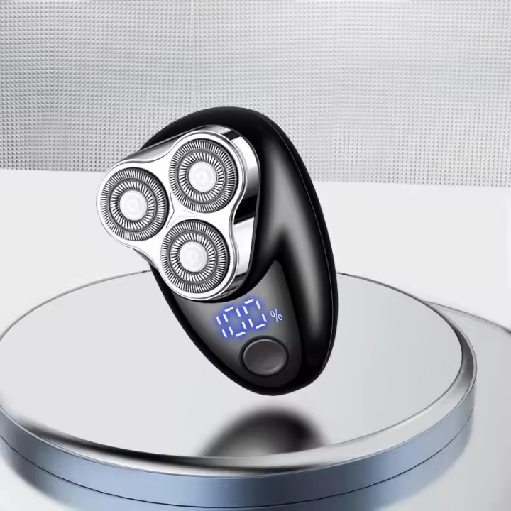 Mini Afeitadora Eléctrica Portátil para Hombre, TYPE-C, Recargable, de tres Cabezas - 1