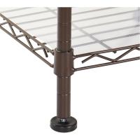 Sistema organizador de armario extensible, 57-80''L x 14''W x 72''H, Bronce - details 2