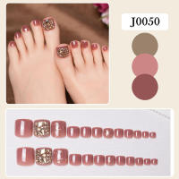 Uñas postizas de pie rosa brillante, adhesivo ultraflexible de larga duración para uso en escenario - details 5