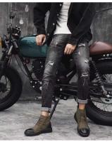Productos de diseño 2024: zapatos de cuero genuino, realce de altura de moda británica y botas casuales de felpa para hombres - details 9