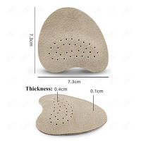 Almohadillas de cuero para el antepié para mujer, almohadillas antideslizantes para el cuidado de los pies, pegatinas para aliviar el dolor, 2 piezas - details 4