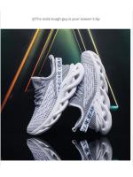 Zapatillas de correr para hombre, zapatos ligeros de suela gruesa para exteriores, calzado de entrenamiento para caminar - details 14