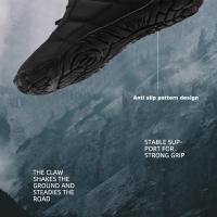Zapatillas de deporte cálidas de invierno, zapatillas de goma Unisex para acampar, impermeables, antideslizantes, botas de nieve de tobillo alto, zapatos transpirables para correr descalzos - details 8