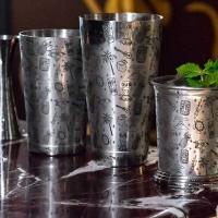 Juego de latas Boston con coctelera de cola de barra con patrón grabado - 800 ml y 500 ml - details 10