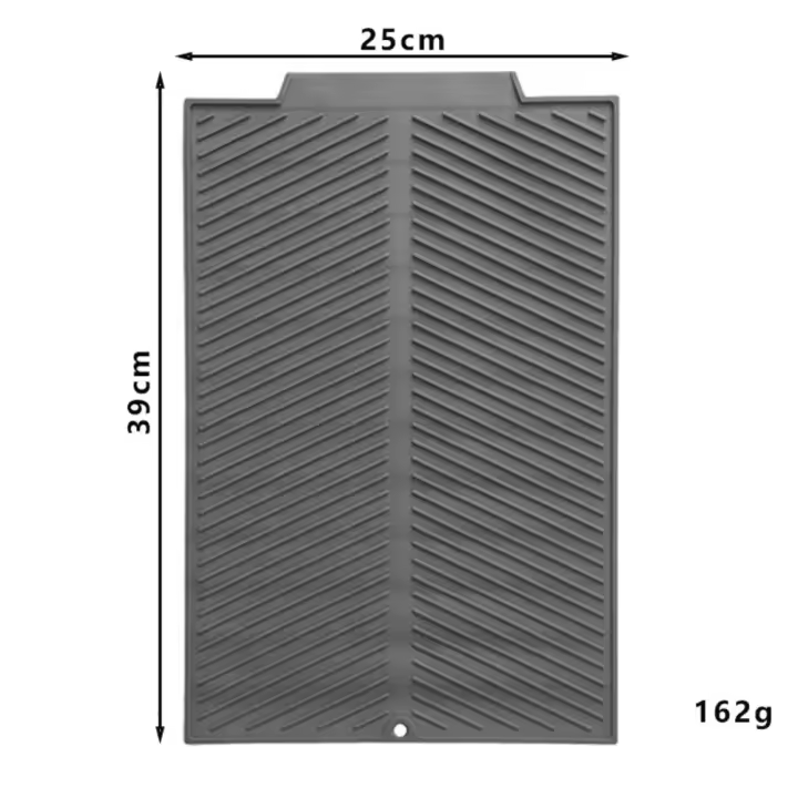 Alfombrilla de tabla de drenaje de silicona antideslizante, almohadilla de aislamiento térmico de mesa plegable, almohadilla de secado de platos resistente al calor, S/M/L - 1