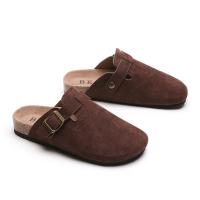 Zapatillas planas de exterior Retro concisas para mujer, sandalias modernas con hebilla, zapatos con correa, otoño e invierno, novedad de 2023 - details 15