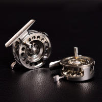 Carrete de aleación de aluminio para diestros, carretes lisos de mosca de hielo, accesorios de pesca - details 32