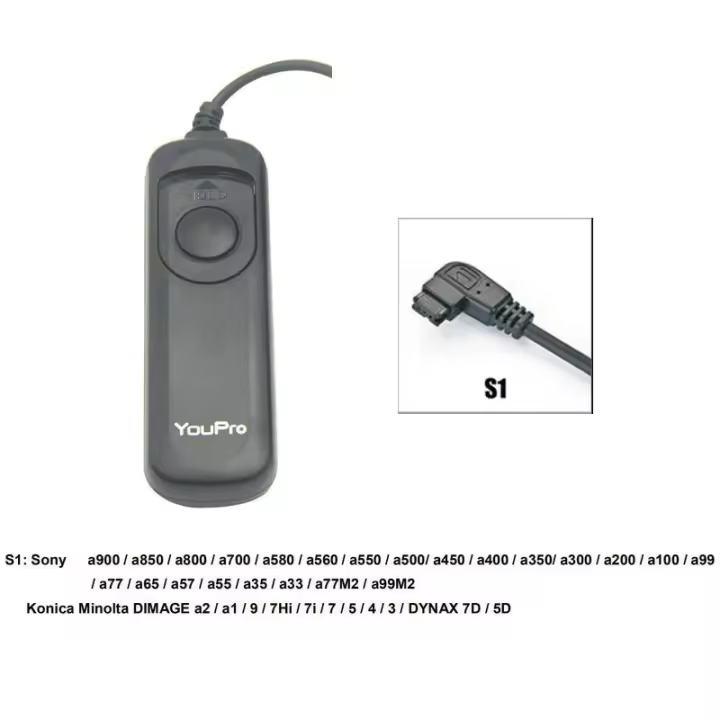 YP-20ProCable de obturador para cámara SLR, Cable de fotografía, Control remoto - 1
