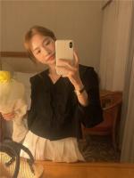 Blusa de verano para mujer, camisa de primavera, blusa para mujer, Blusas largas de gasa, informales, elegantes, Vintage, de manga larga, holgada de gran tamaño, blanca - details 21